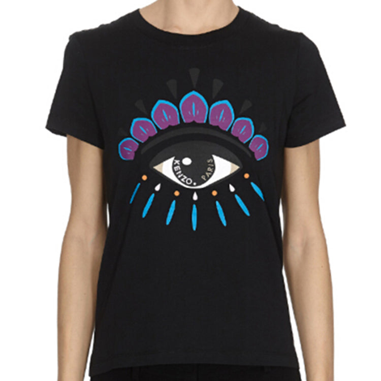 KENZO Eye Printing Short Sleeve Black F952TS733-4YD-99