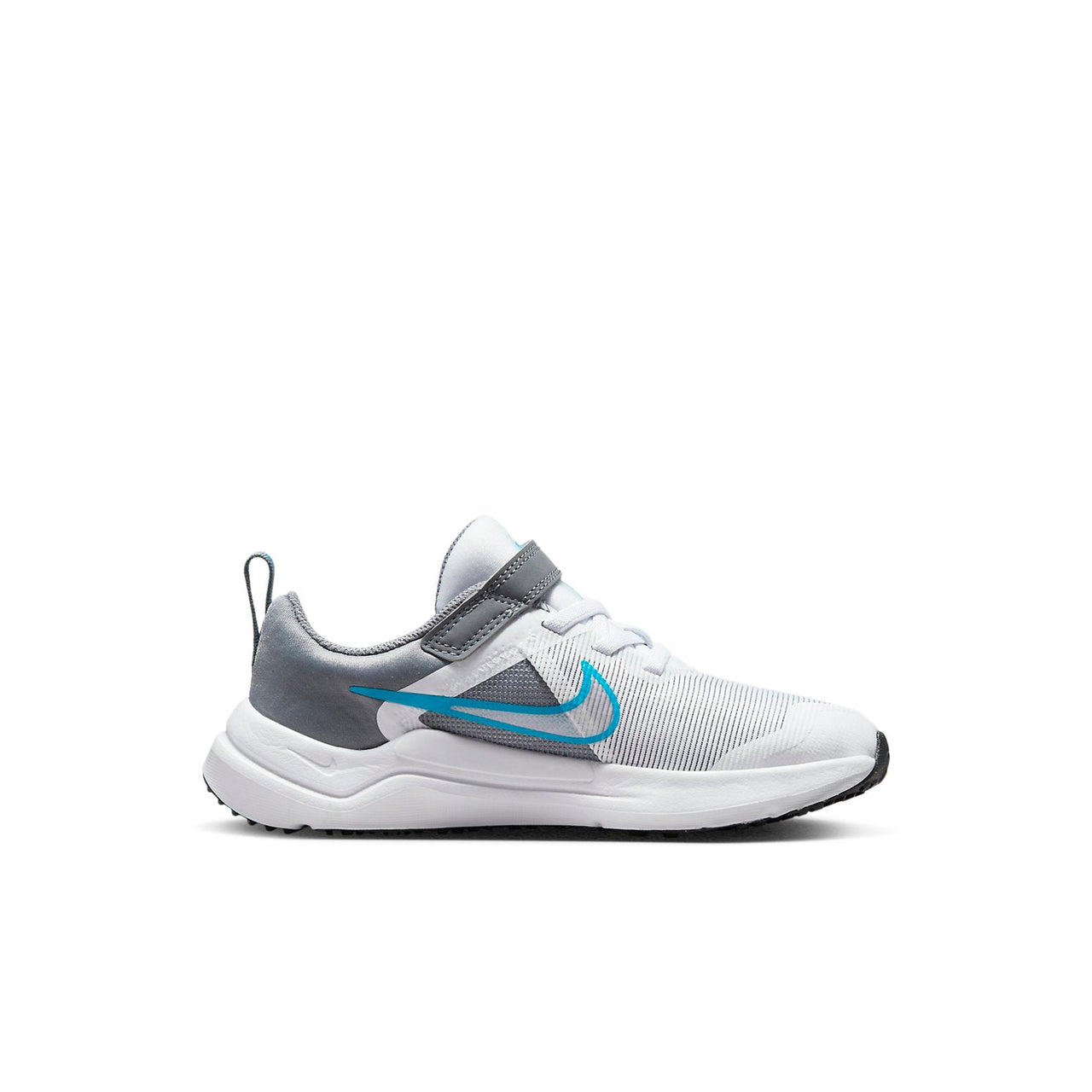 (PS) Nike Downshifter 12 Low Tops White Gray Blue DM4193-106