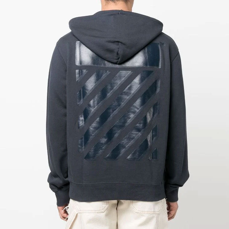 Off-White SS22 Pattern Printing Ordinary Version Blue OMBB097S22FLE0054646
