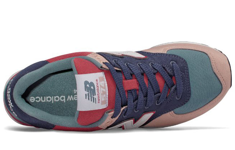 (WMNS) New Balance 574 Series Blue Pink Red WL574INA