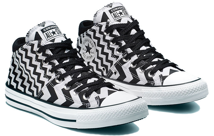 (WMNS) Converse Chuck Taylor All Star Madison Mid 'Zigzag - Black White' 565388F