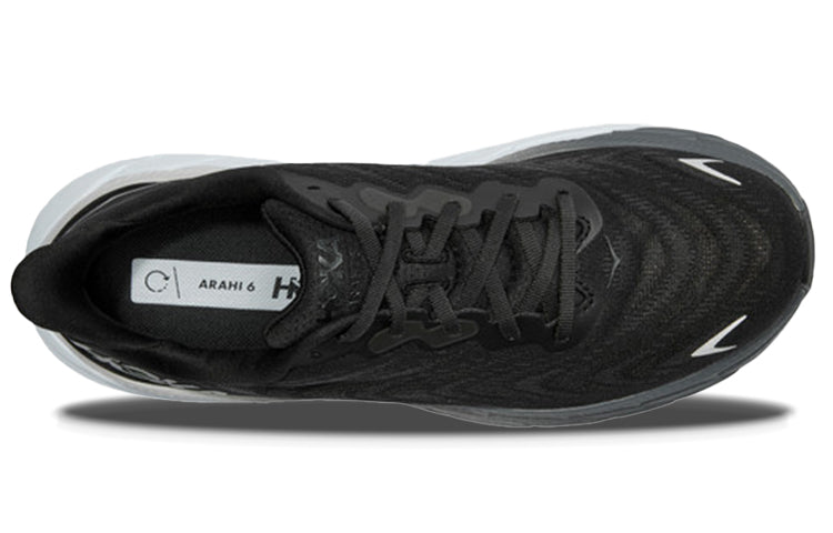 HOKA ONE ONE Arahi 6 2E Wide 'Black White' 1123196-BWHT