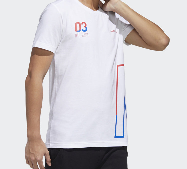 adidas Neo Casual T-Shirt 'White' GK1520