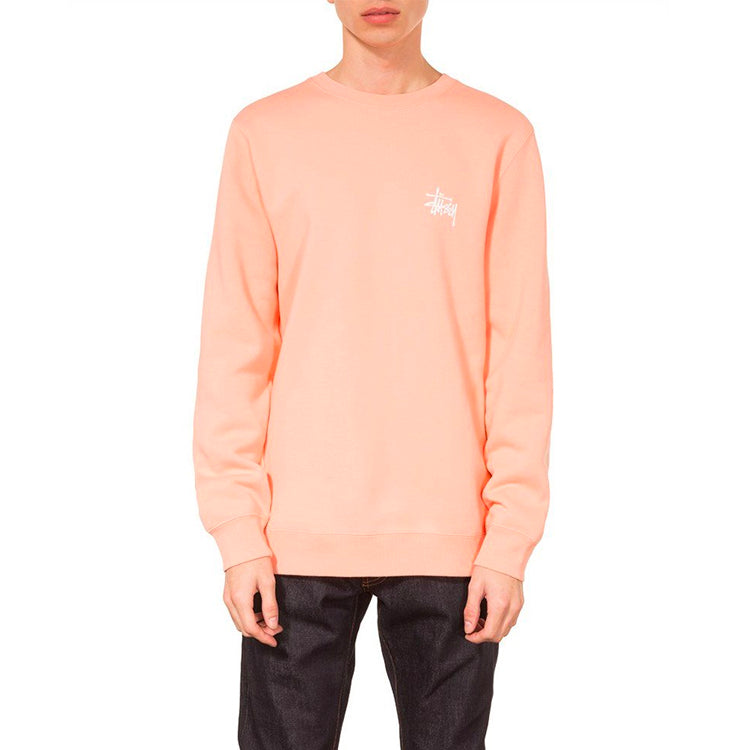 Men's Stussy Back Large logo Round Neck 1914181