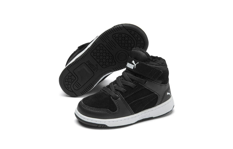 (TD) PUMA Rebound Layup Fur SD V Inf Casual Shoes Black 370499-01