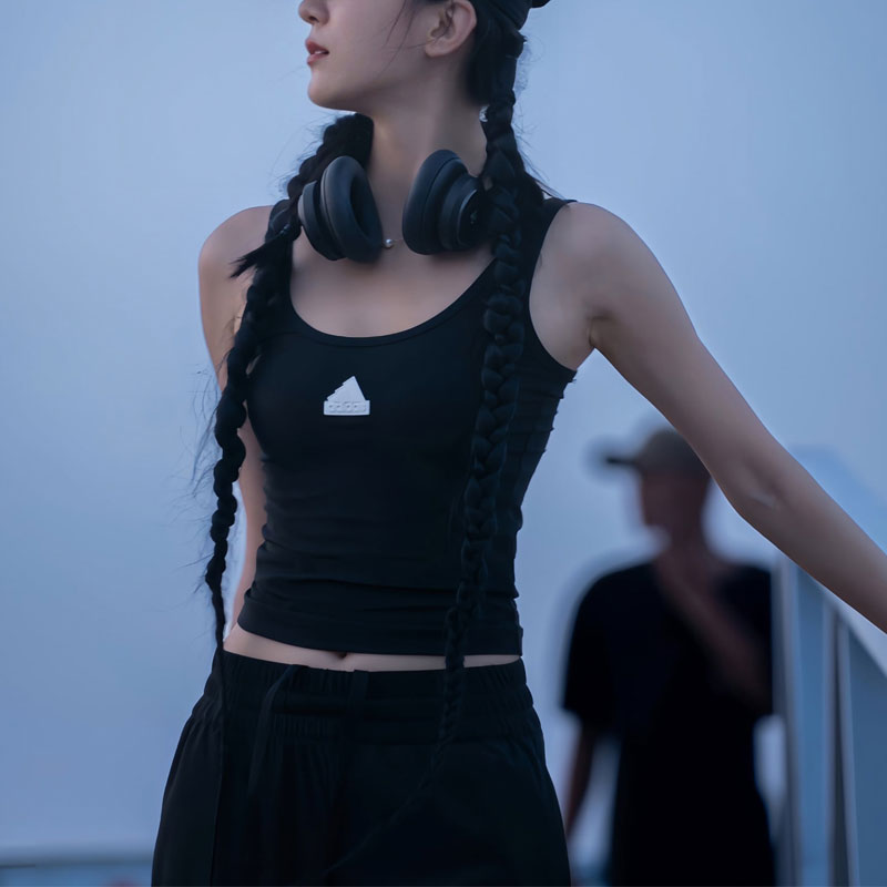 (WMNS) adidas City Tank Tops 'Black' IT4359