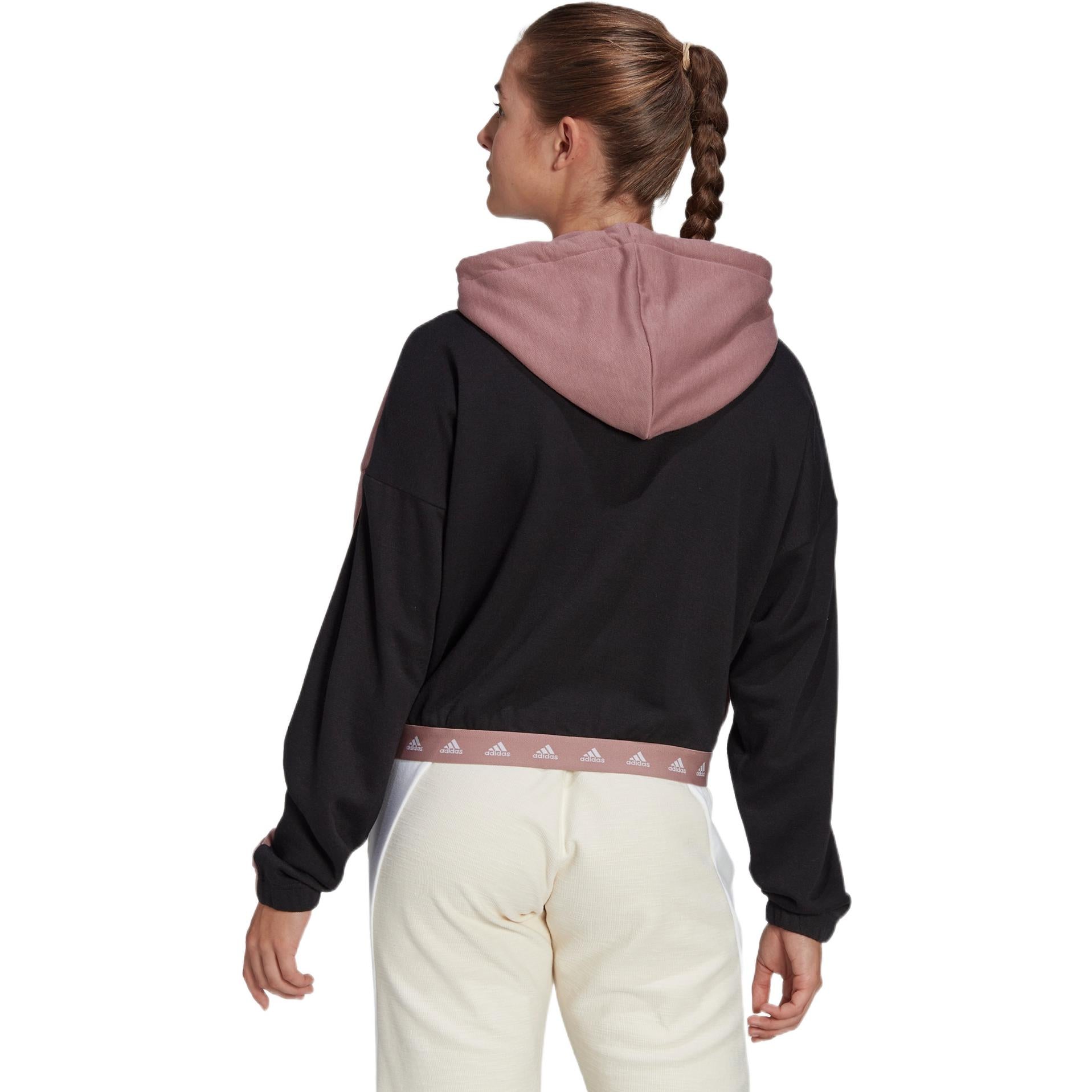 (WMNS) adidas Hyperglam French Terry Hoodies 'Purple' HZ9669
