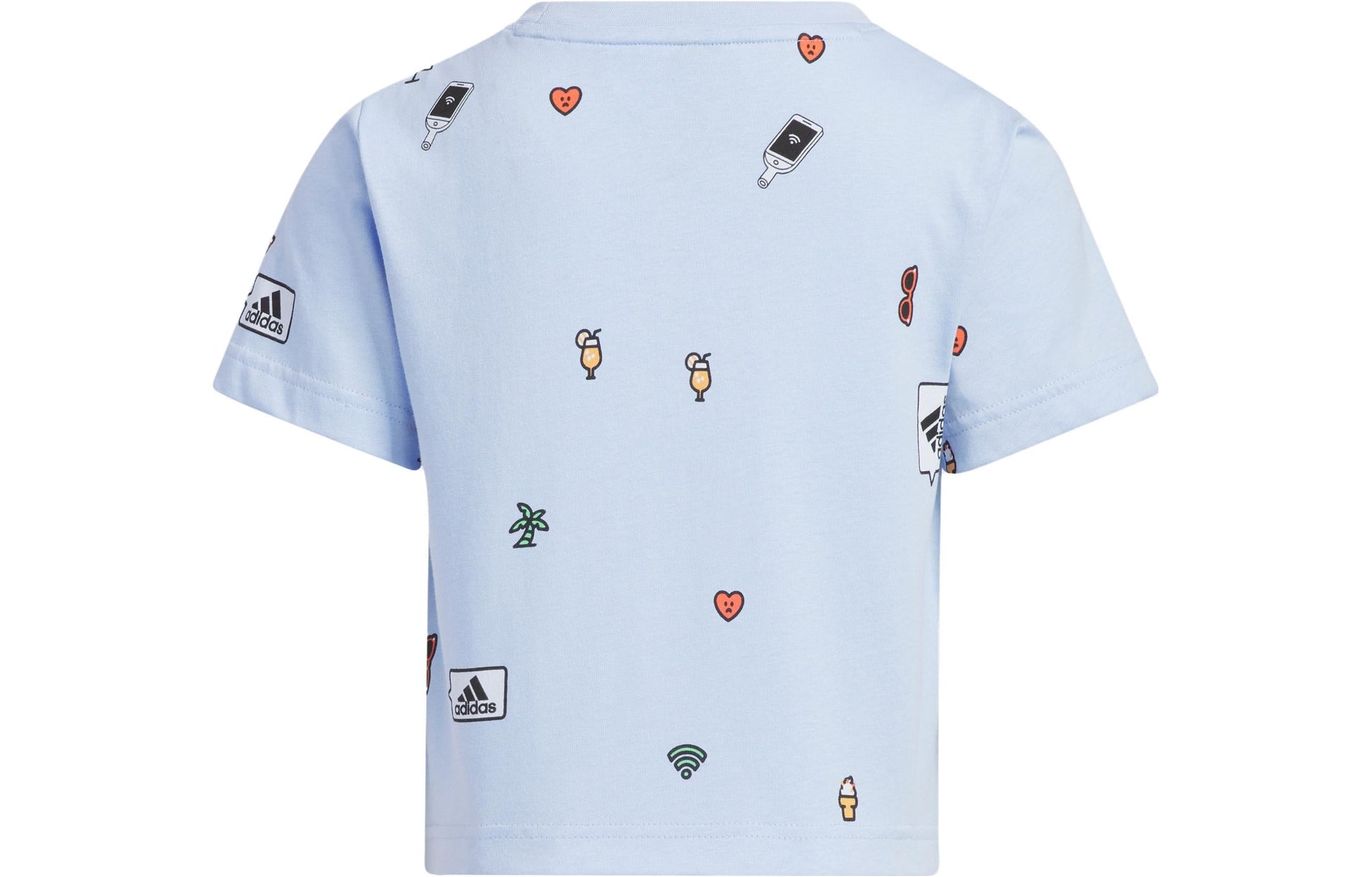 (PS) adidas x Seebin Short Sleeve Tee Set 'Blue Blakck' IN3267