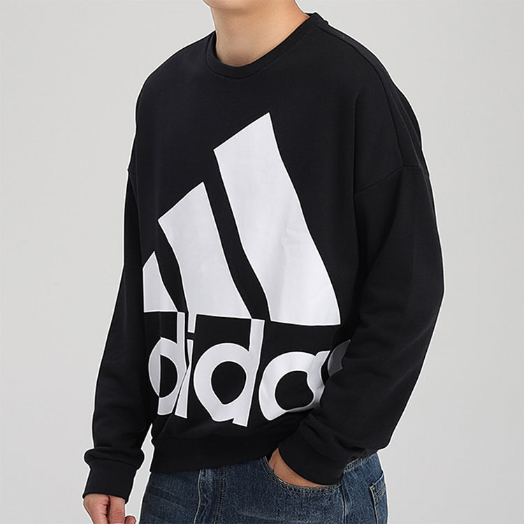 adidas M FAV BL SWT Round Neck Athleisure Casual Sports Pullover Black GK0617