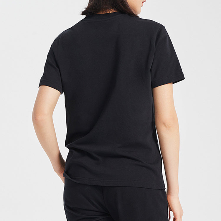 Li-Ning BADFIVE Basketball Series Round Neck Loose Short Sleeve Black AHSQ284-7