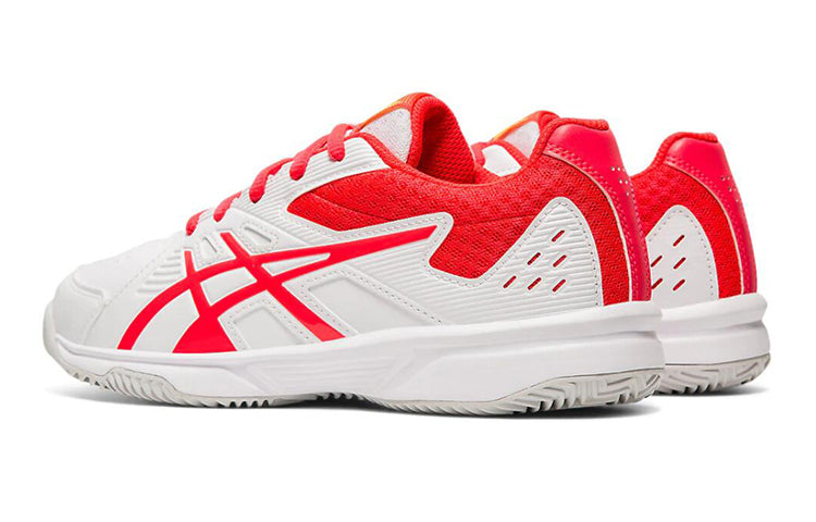 (GS) ASICS Court Slide Clay 'White Red' 1044A006-101