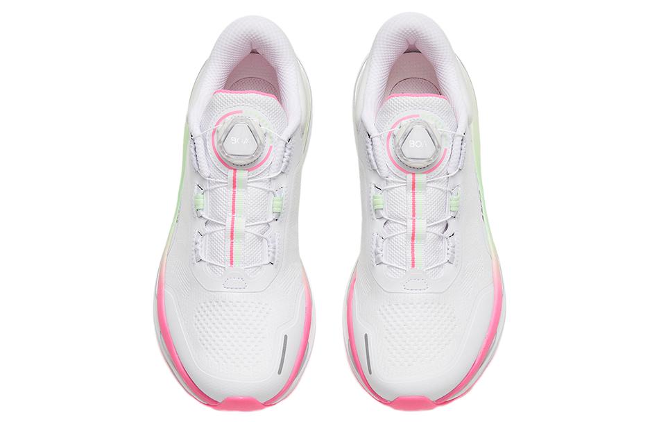 (WMNS) ANTA Running Series Sneakers 'White Green Pink' 122315581A-2