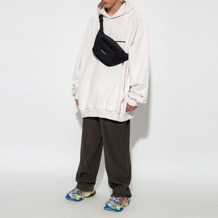 Balenciaga Strike 1917 Oversized Hoodie 'White' 697879TMVH29800