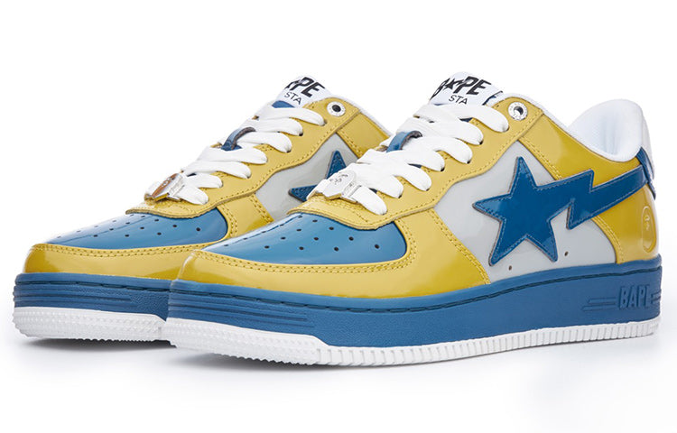 A BATHING APE Bape Sta 'Yellow Blue White' 1I80-191-006-WBY