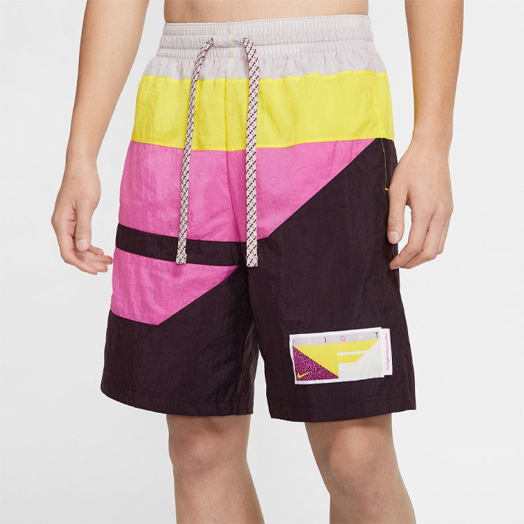 Nike FLIGHT Basketball Shorts Colorblock BV9413-660