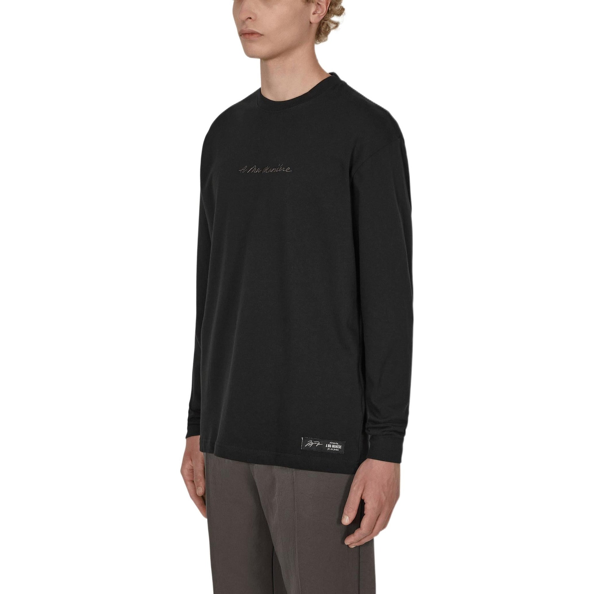 Air Jordan x A Ma Maniere Long Sleeves T-Shirt 'Black' DJ9758-134