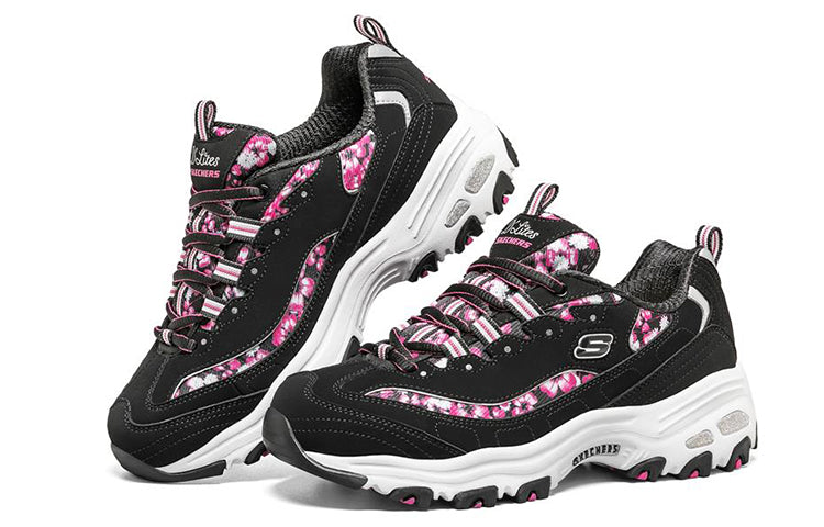 (WMNS) Skechers D'Lites 1.0 11981-BKHP