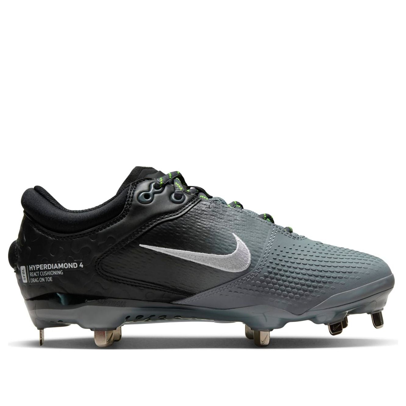 (WMNS) Nike Hyperdiamond 4 Elite 'Black Cool Grey' CZ5917-001