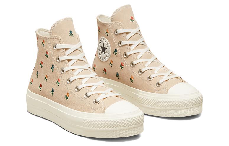 (WMNS) Converse Chuck Taylor All Star Lift Platform High 'Embroidered Roses' A04300C