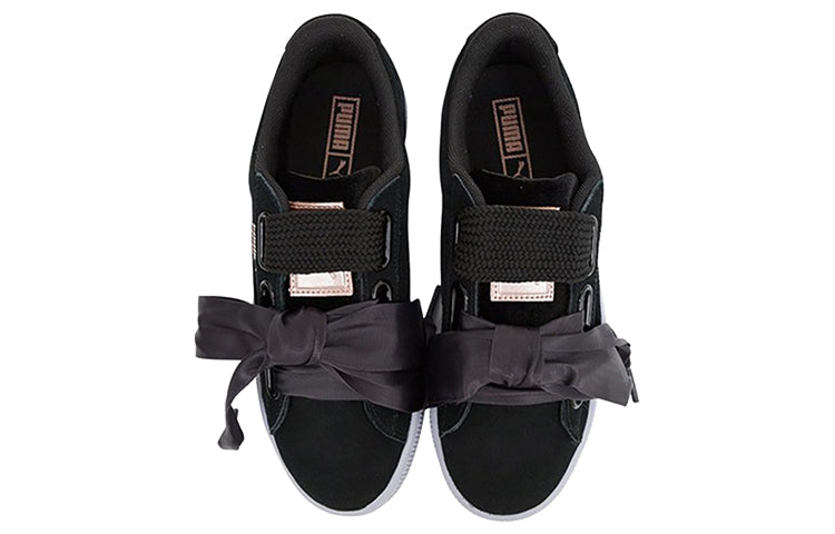 (WMNS) PUMA Suede Heart Vr Black/White 365111-02