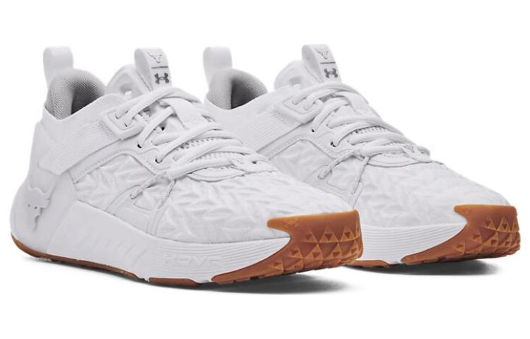 (WMNS) Under Armour Project Rock 6 'White Khaki' 3026535-100