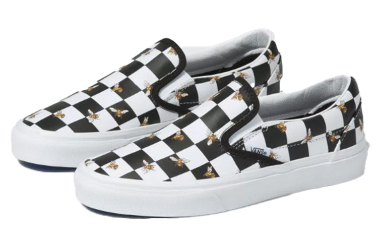 Vans Classic Slip-On Bee Check 'Black White' VN0A33TB9EH