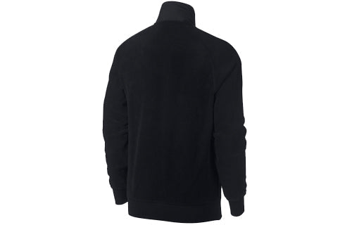 Nike Winter Zip Sweater Big Pocket Half Zipper Pullover Black 929097-010