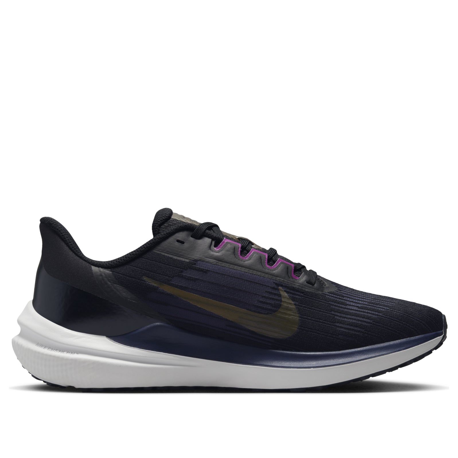 Nike Air Zoom Winflo 9 'Black Gold Suede' DD6203-007