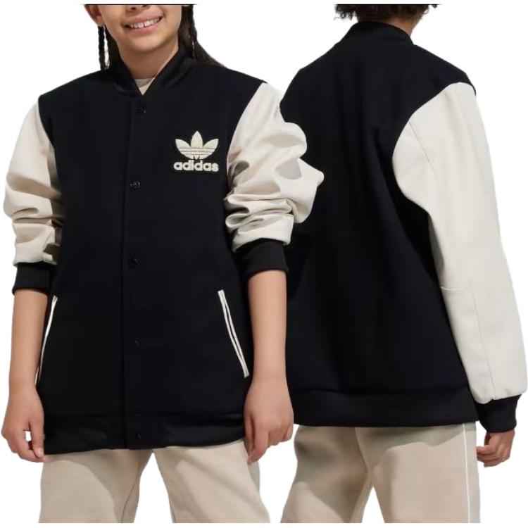 (GS) adidas Adicolor VRCT Jacket 'Black' IL1847