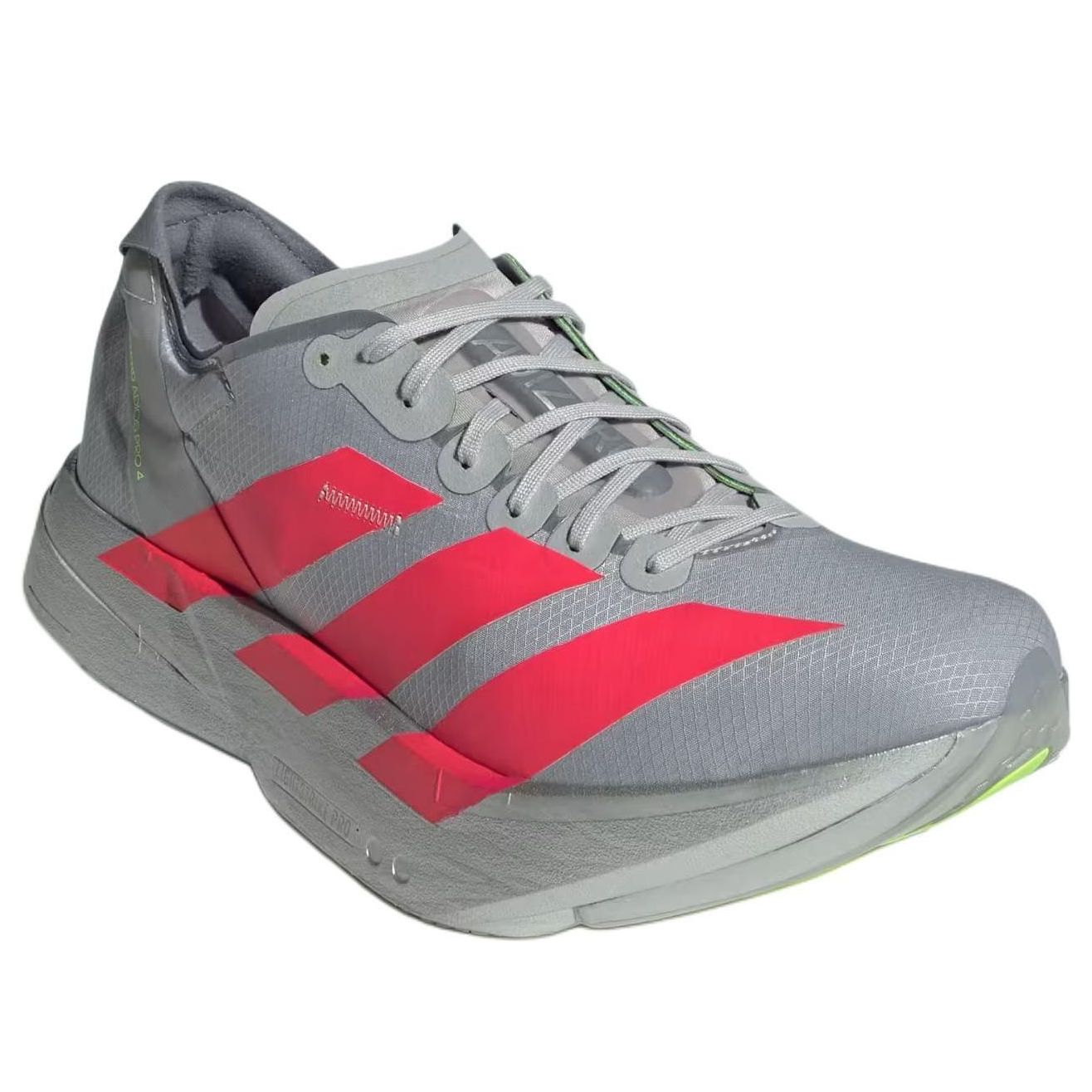 adidas Adizero Adios Pro 4 'Silver Metallic Lucid Red' JR6372