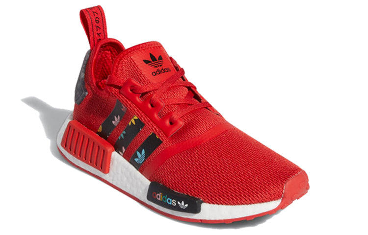 (GS) adidas NMD_R1 J 'Mini Trefoils Print' FV7287