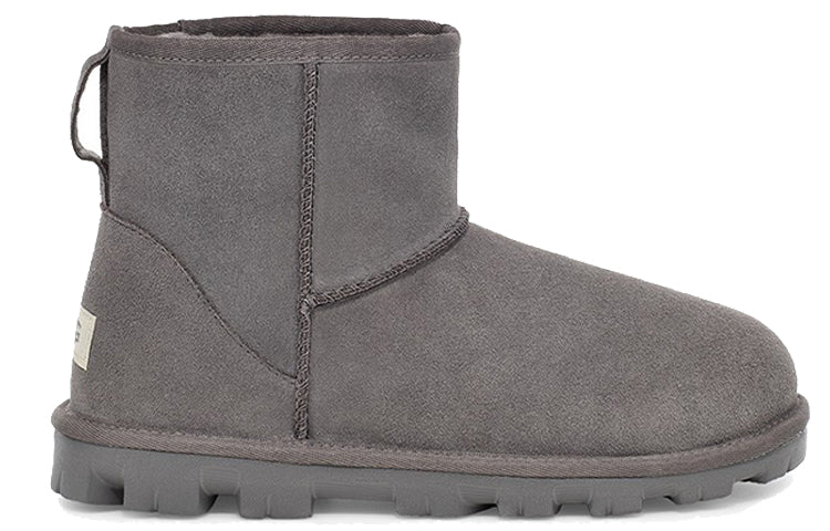 (WMNS) UGG Essential Mini Classic Fleece Lined Gray 1115030-CHRC
