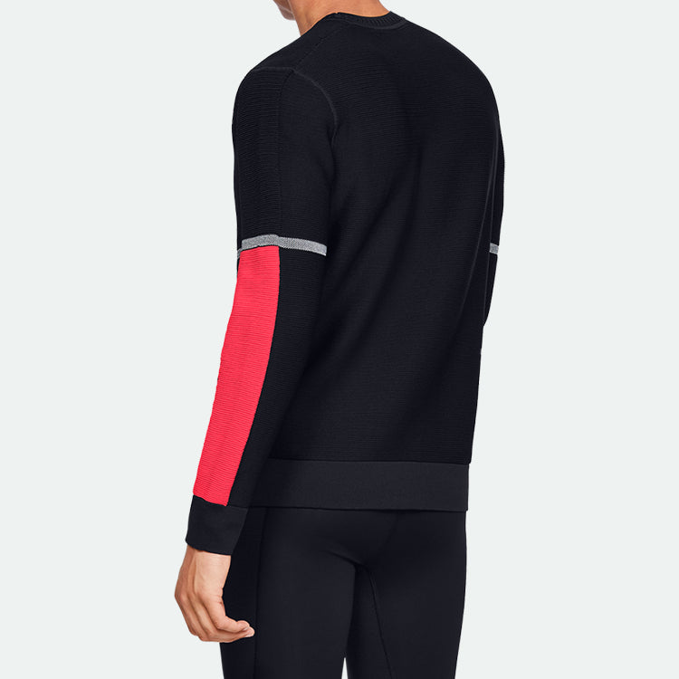 Under Armour IntelliKnit Phantom Sports Sweatshirt 'Black Red' 1344419-002