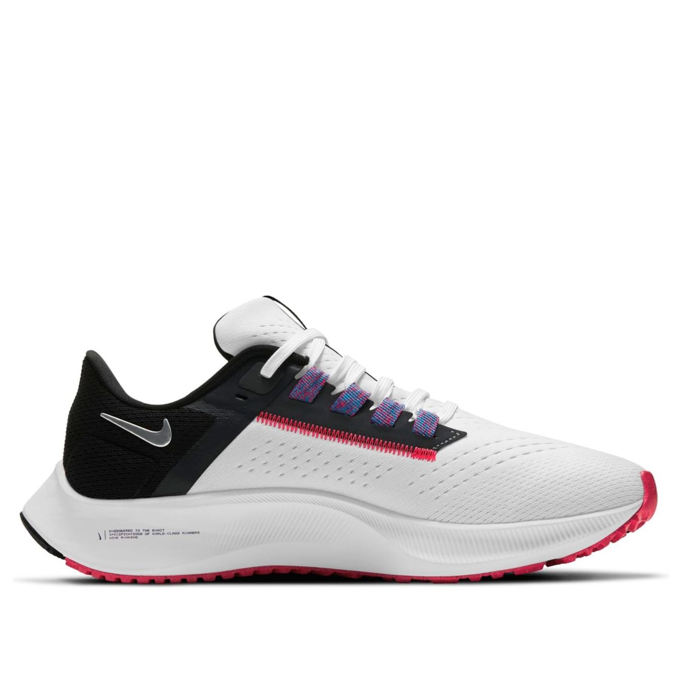 (WMNS) Nike Air Zoom Pegasus 38 'White Metallic Silver Black' CW7358-101