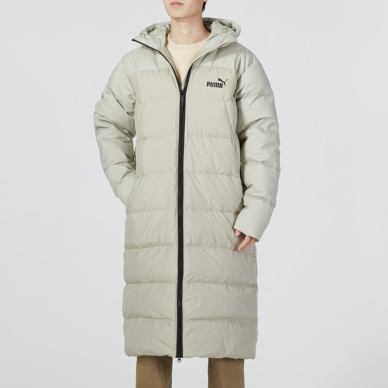 PUMA Hooded Down Coat Jacket 'White' 672435-68