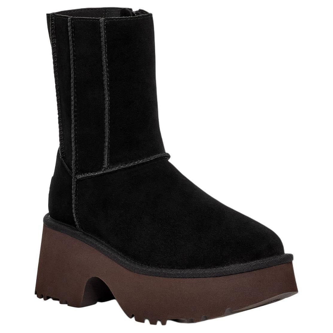 (WMNS) UGG Classic Twin Seam New Heights 'Black' 1158313-BLK