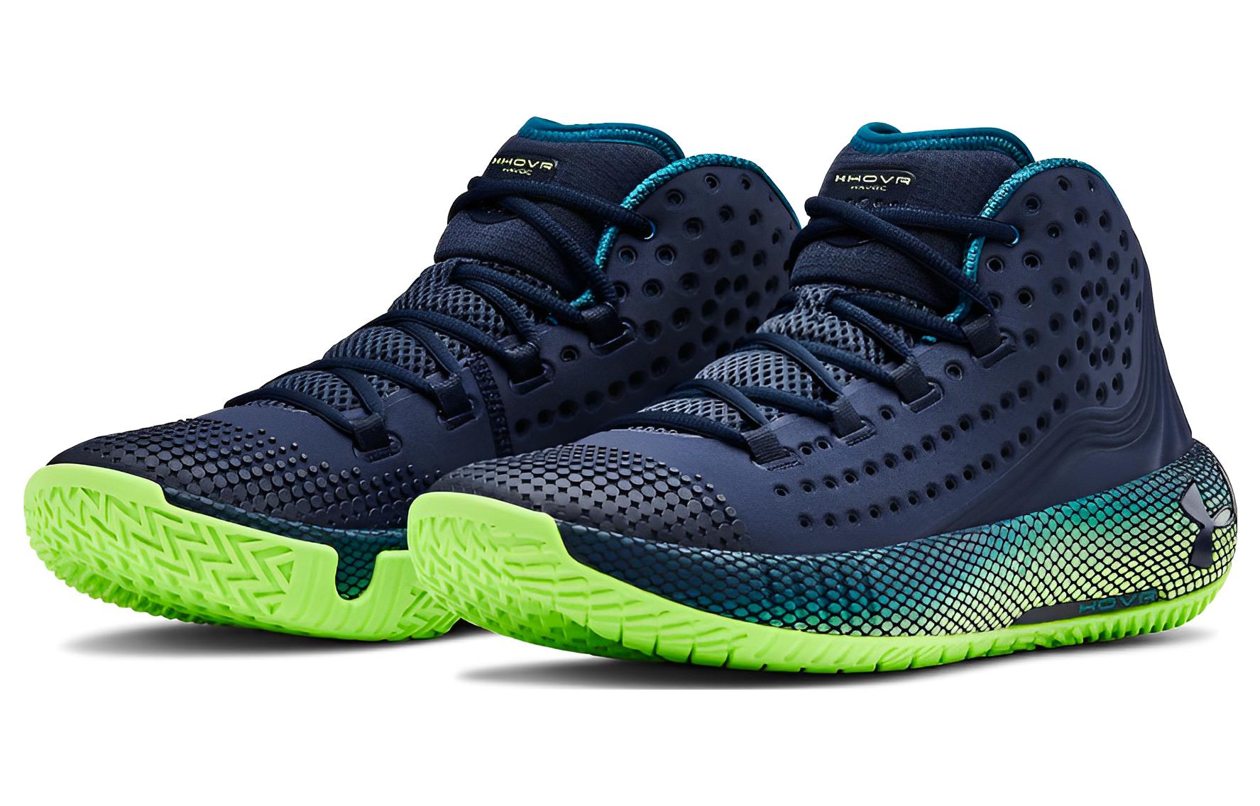 Under Armour HOVR Havoc 2 'Navy Lime' 3022050-401