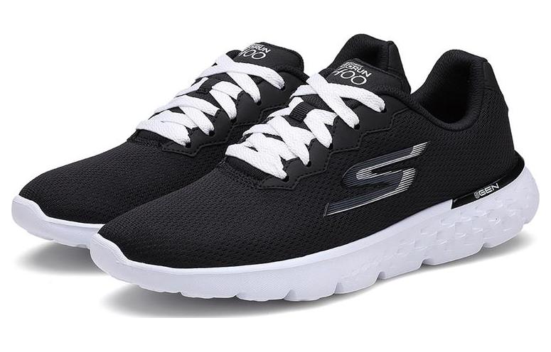 (WMNS) Skechers GO RUN 400 'Black' 14351-BKW