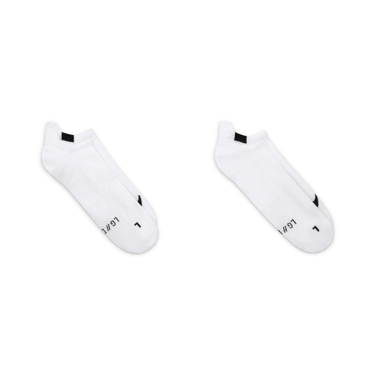 Nike Casual Sports Breathable Running Socks 2 Pairs White SX7554-100