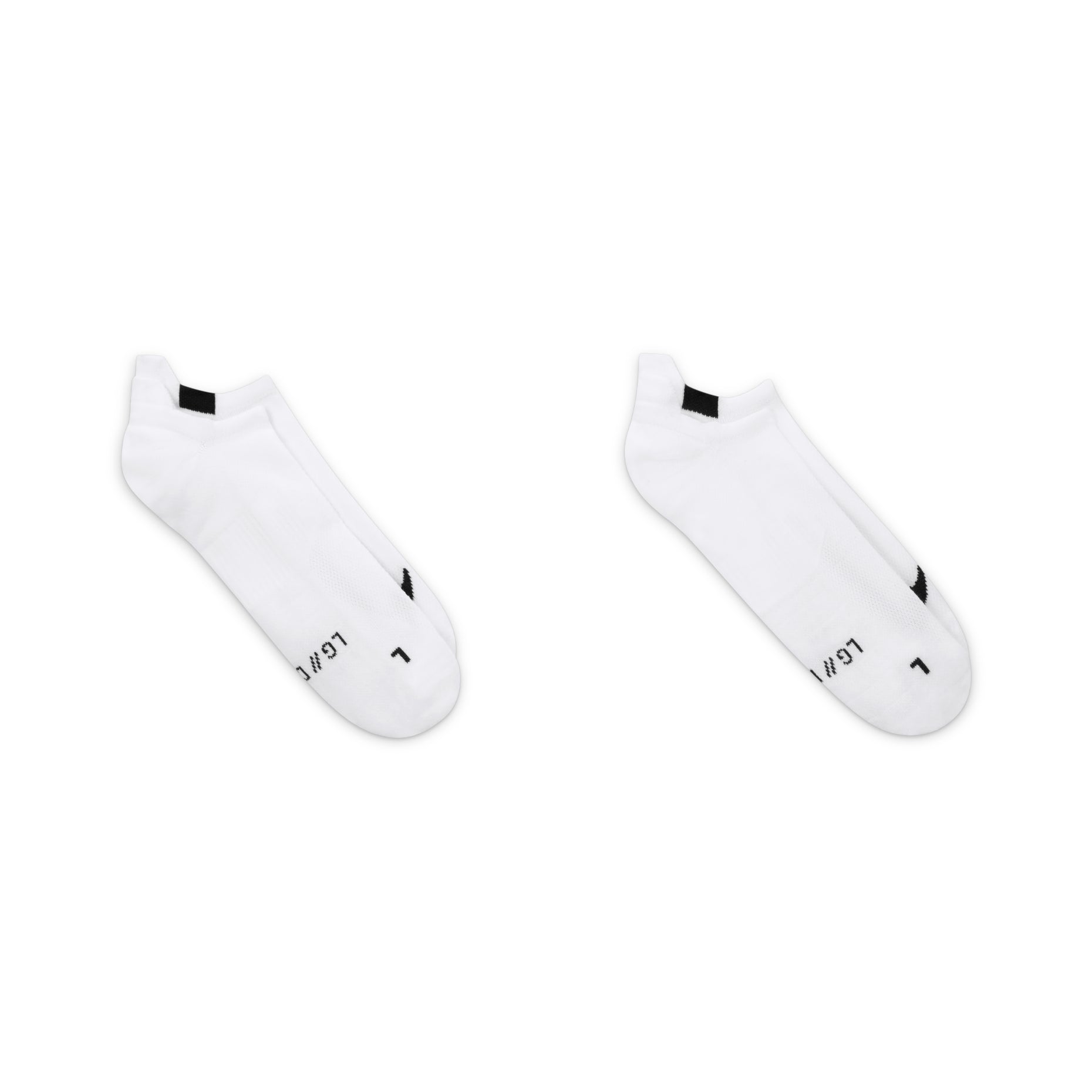 Nike Casual Sports Breathable Running Socks 2 Pairs White SX7554-100
