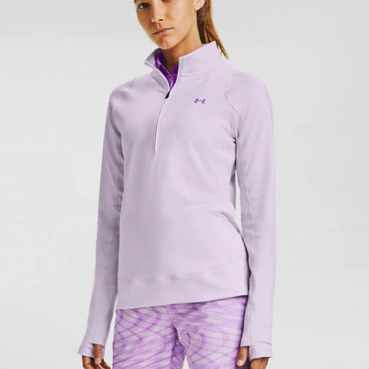 (WMNS) Under Armour Storm Midlayer 1/2 Jacket Purple 1356229-570