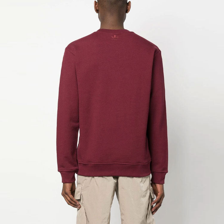 adidas Graphics Archive Crew Sweatshirt 'Burgundy' IC5770