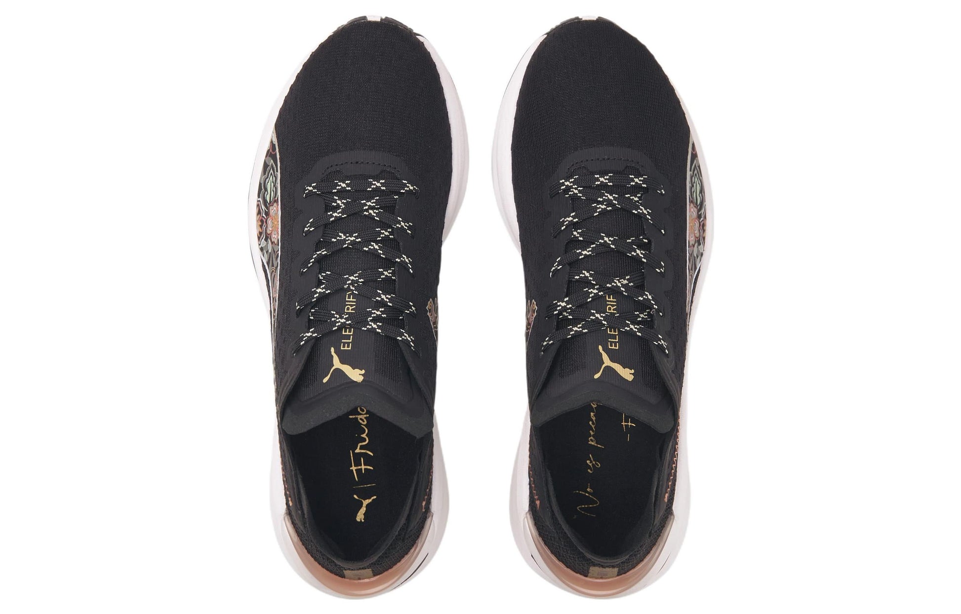 (WMNS) PUMA Frida Kahlo x Electrify Nitro 'Floral - Black' 376842-01