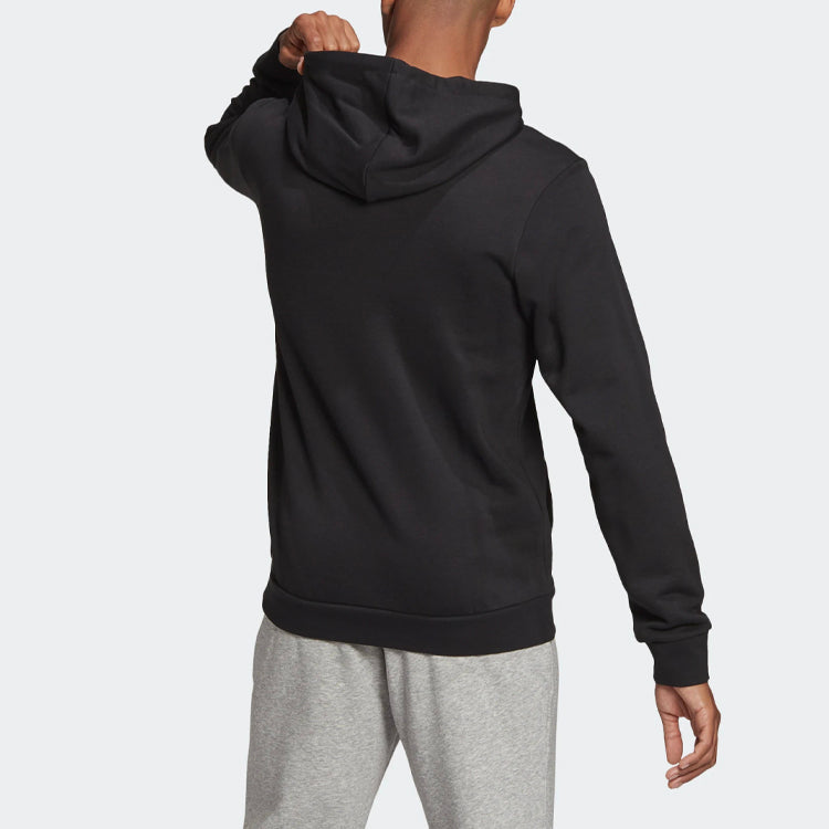 adidas M Camo Hd Logo Printing Sports hooded Long Sleeves Black GL0019