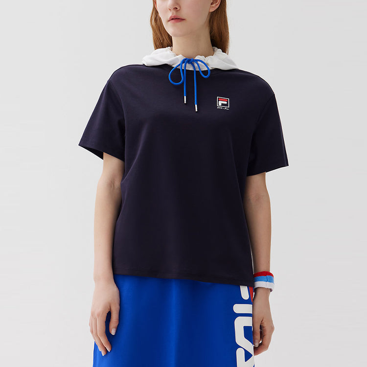 (WMNS) FILA Logo Printing Knitting Blue F11W128152F-NV