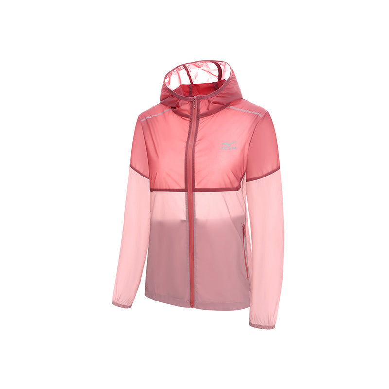(WMNS) Mizuno Sun Protection Ice Silk Jacket 'Red' A2CE2C08