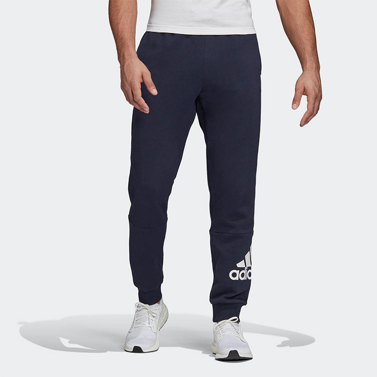 adidas logo Printing Casual Bundle Feet Sports Pants Blue FS4629