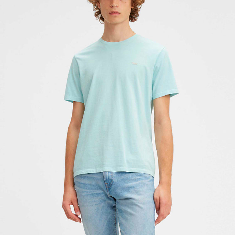 Men's Levis Pure Cotton Round Neck Short Sleeve Blue 17164-0012