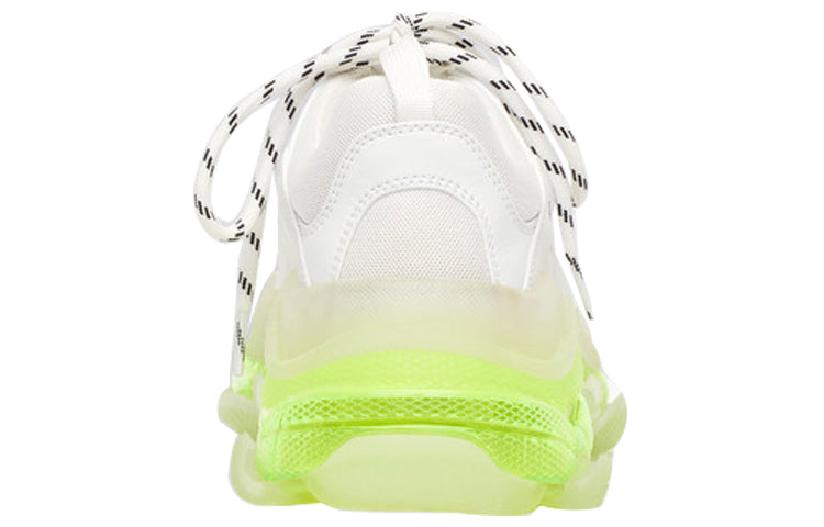 (WMNS) Balenciaga Triple S Sneaker 'Clear Sole - White Fluo Yellow' 544351W2FR19073