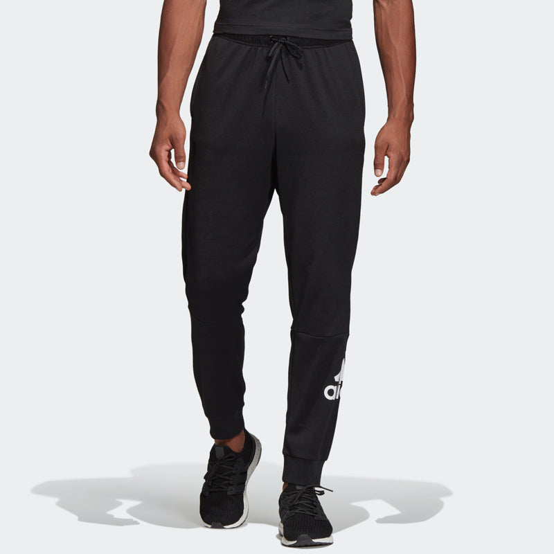 adidas MH BOS PNT SJ Knit Athleisure Casual Sports Long Pants Black DT9960